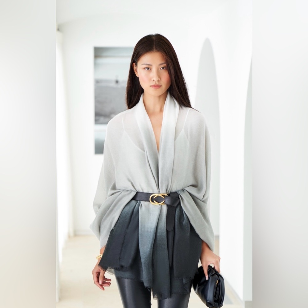 Carly Cushnie Ombré Print Scarf/Sarong - OS